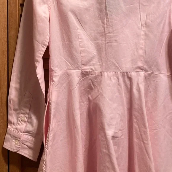 Ralph Lauren Pink Buttoned Collar Shirt Dress - Picture 11 of 13